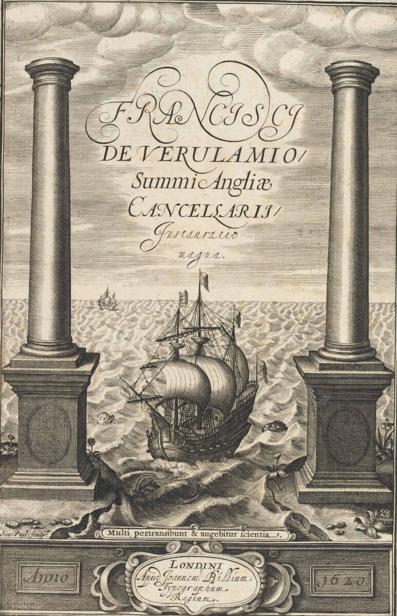 Титульный лист книги Фрэнсиса Бэкона, изданной в 1620 г. Фото из открытых источников