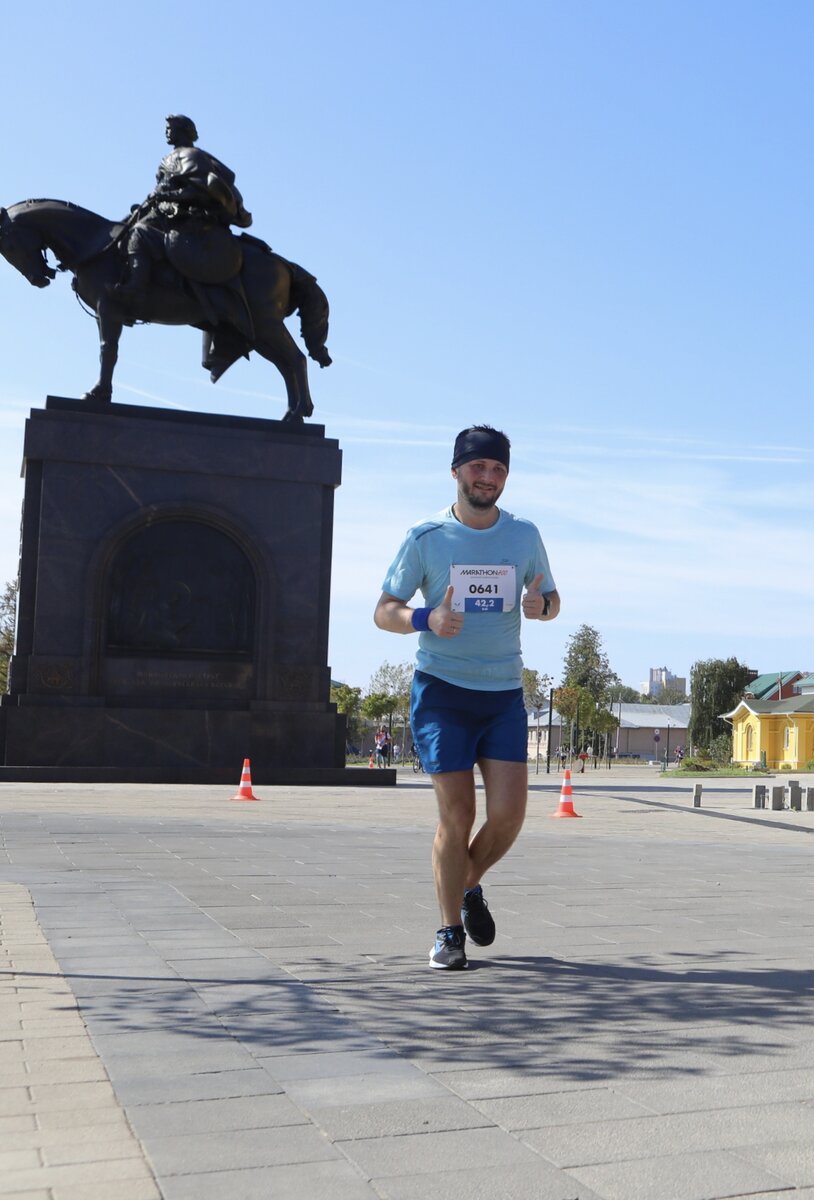 Историческая фотография с забега.