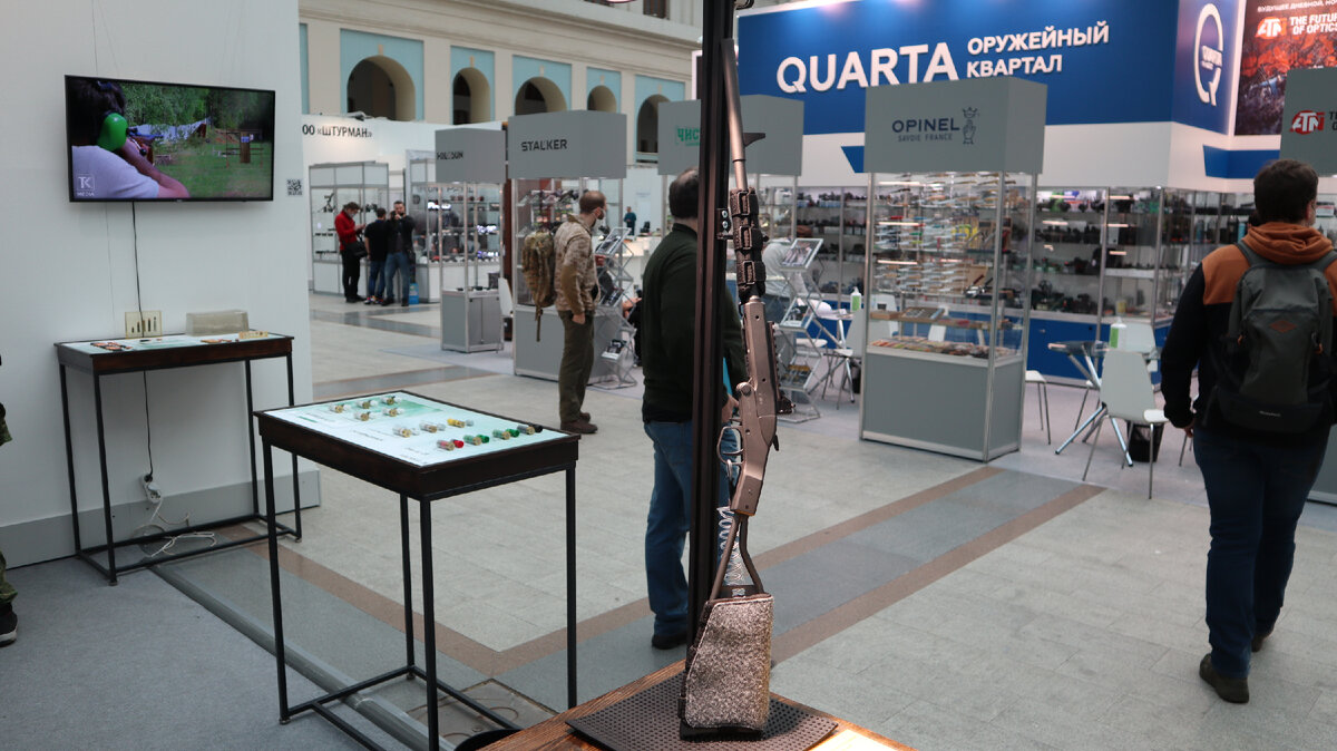 Ружьё ТК502 на стенде компании Техкрим | Русский ОРУЖЕЙНИК, 2021 | ОРЕЛ Экспо