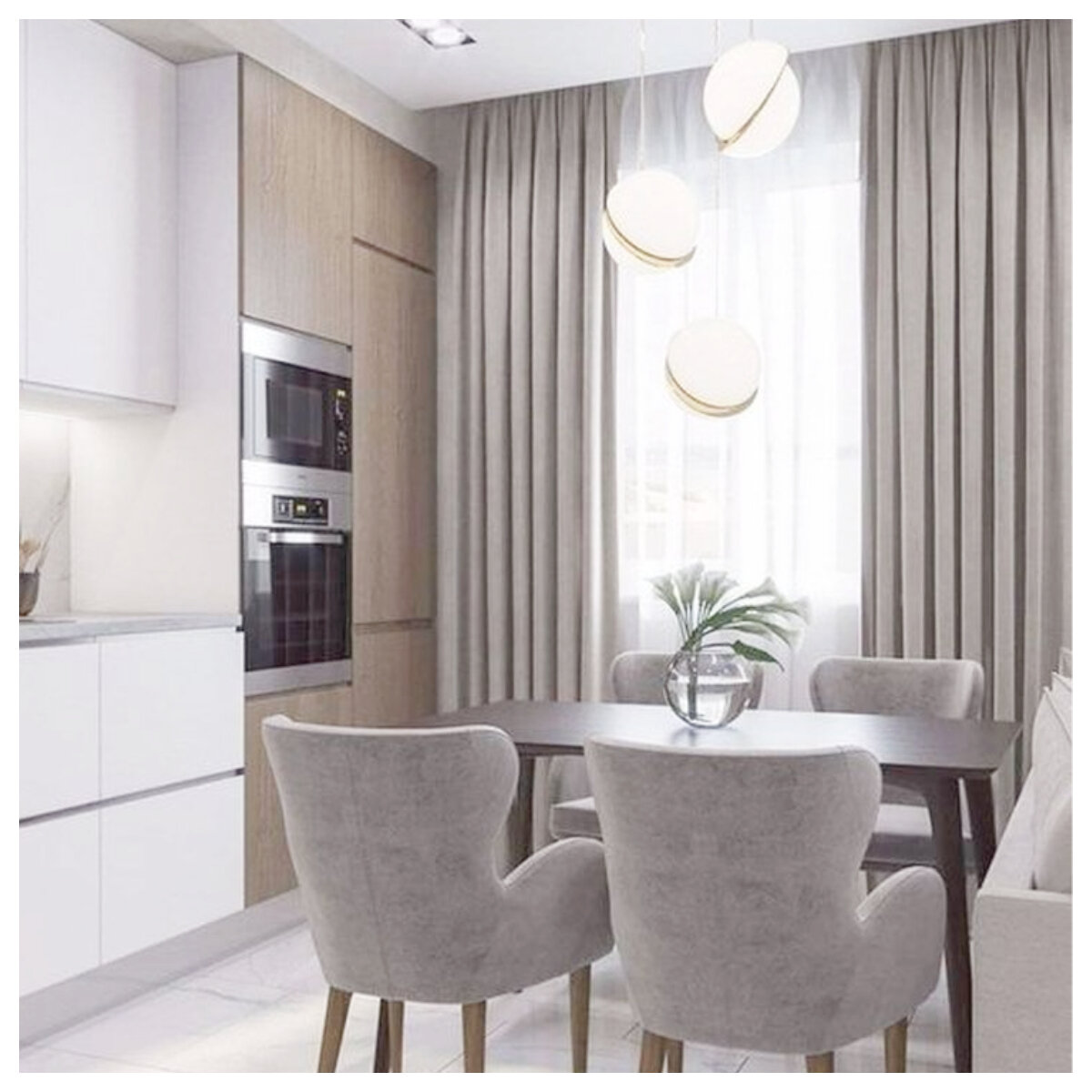 Проектирование и оснащение кухни с обеденной зоной.