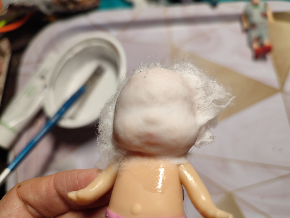 Слой ваты не должен быть толстым