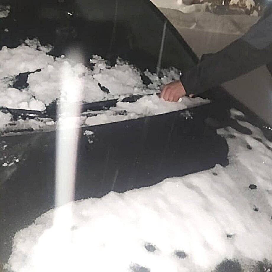 примерзли дворники