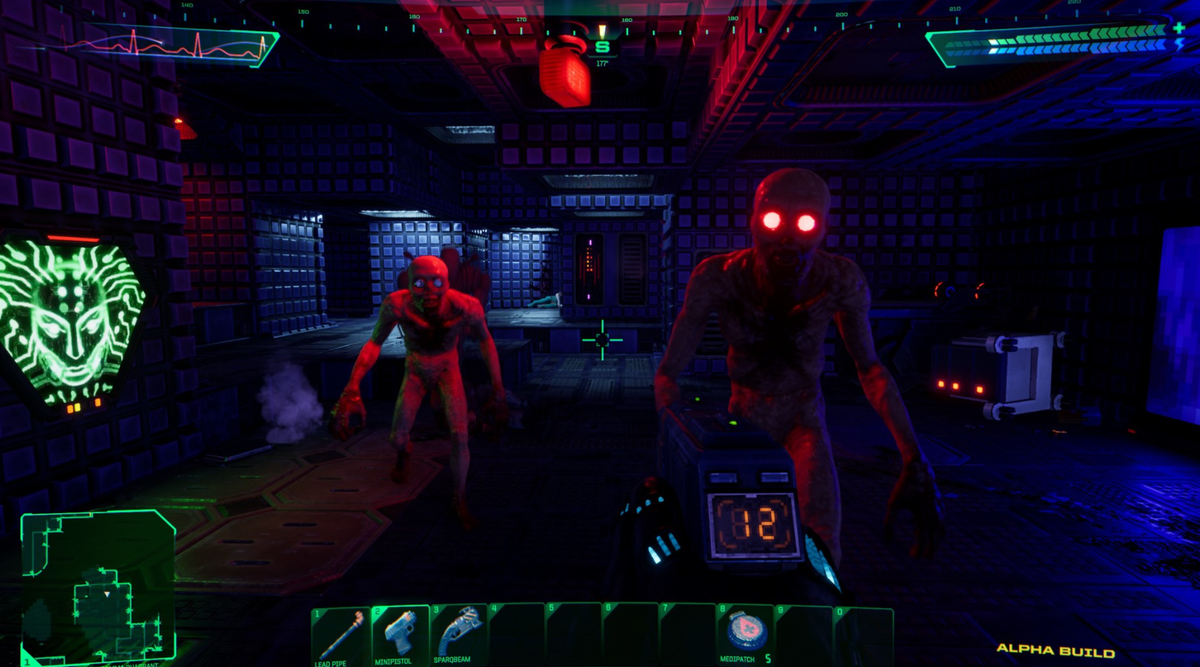 Скрин из демо-версии ремейка System Shock.