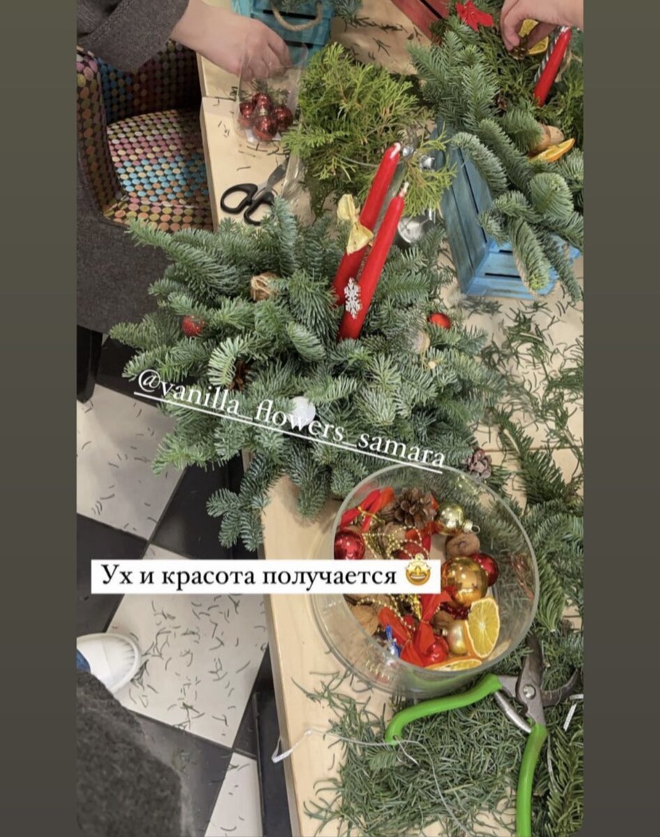 Мастер класс совместно с Vanilla Flowers Самара