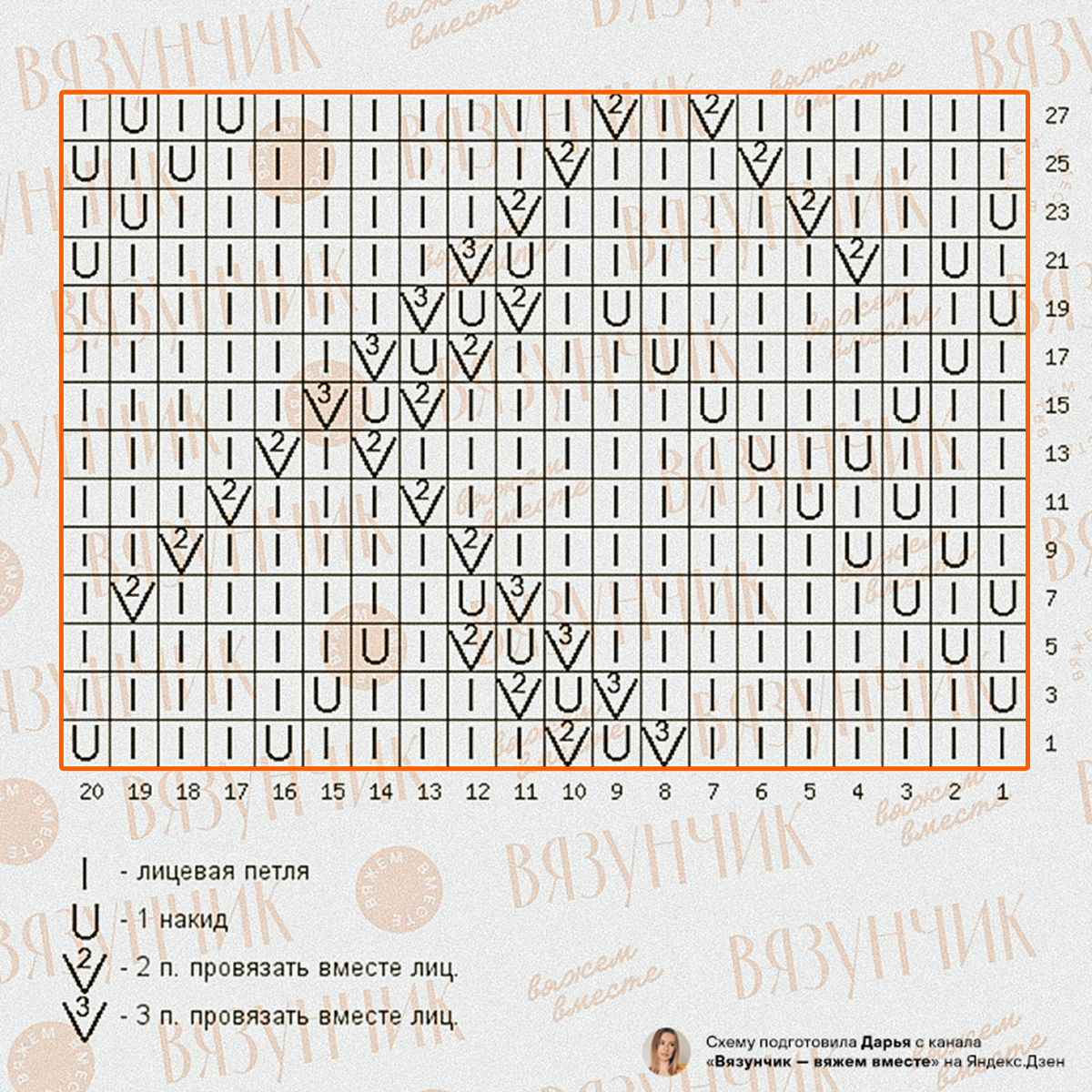 Схема для Джемпера от Сезан