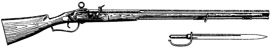 Фузея образца 1701 года.