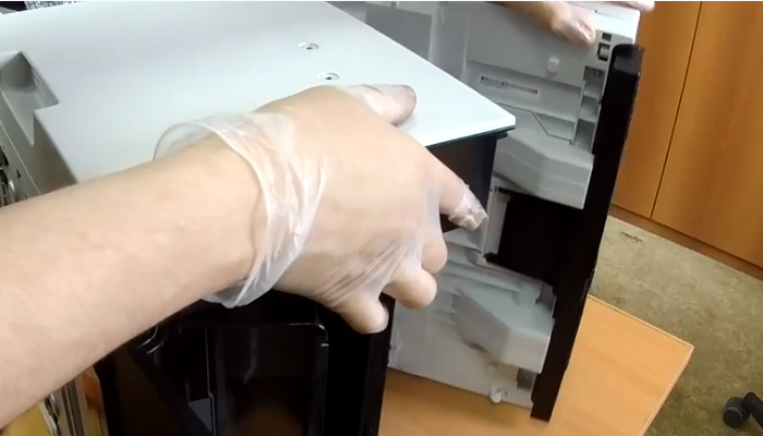 Фото 19. Снимаем блок сканера движением вверх