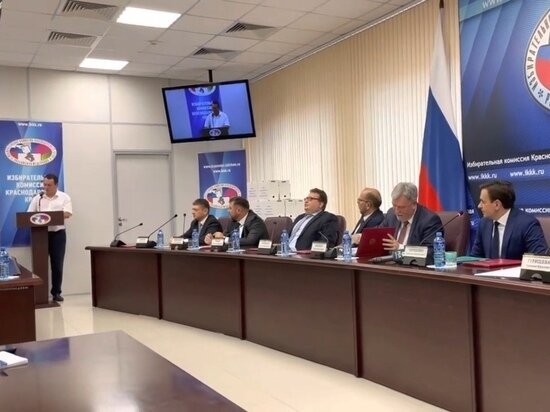     Выступление Александра Сафронова в крайизбиркоме / Кадр из видео