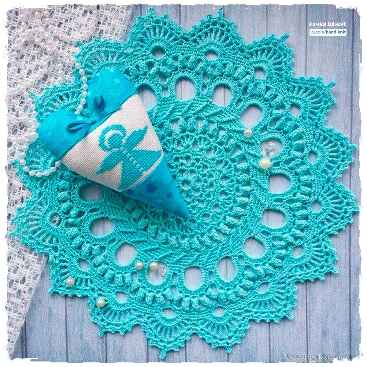 Салфетка крючком