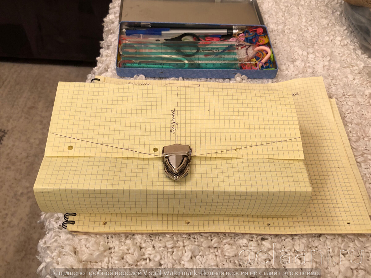 Сумочка кросс-боди крючком из остатков полиэфирного шнура. Часть первая. Создаем макет сумки