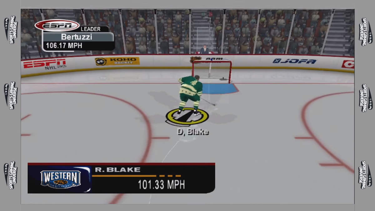 Скрин из игры Espn HHL 2K5 (2004) Sega. XBOX