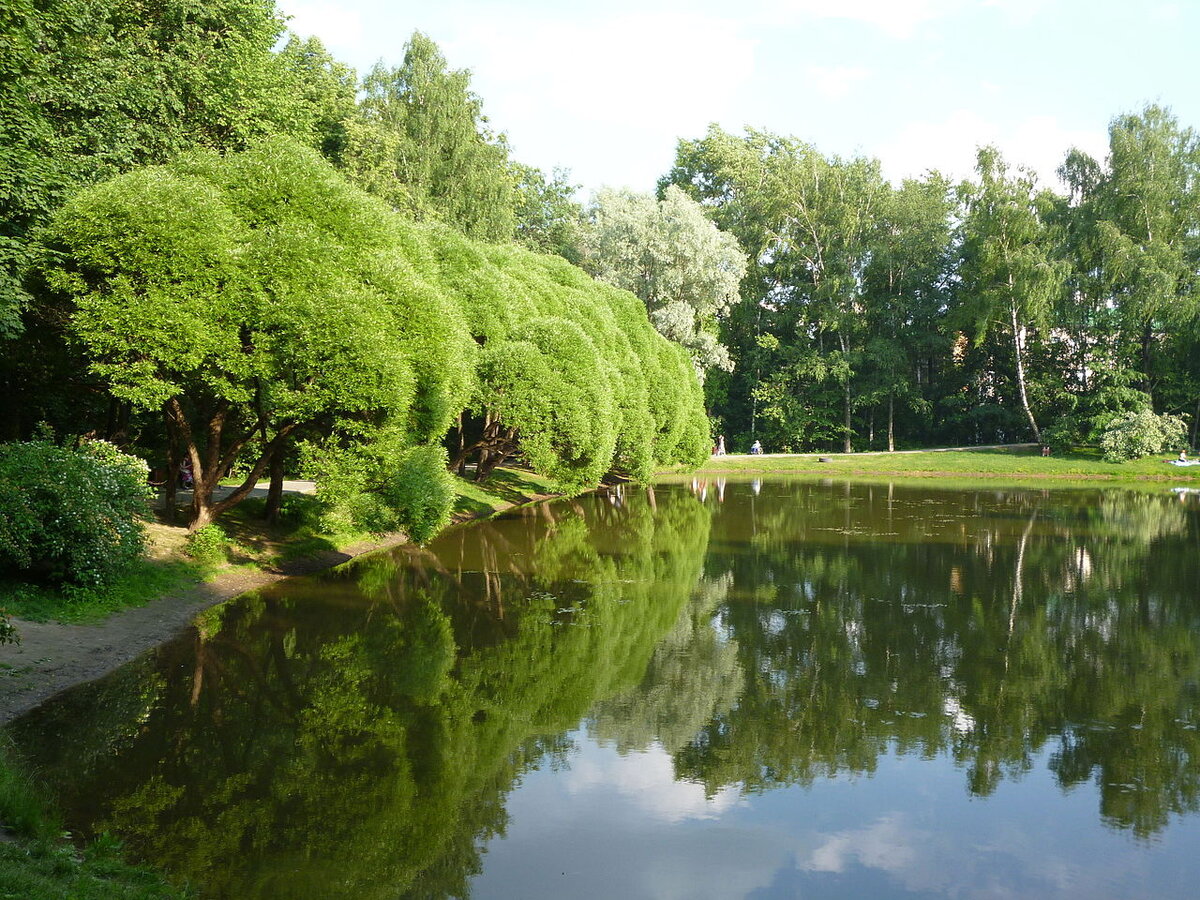 парки с прудами в москве