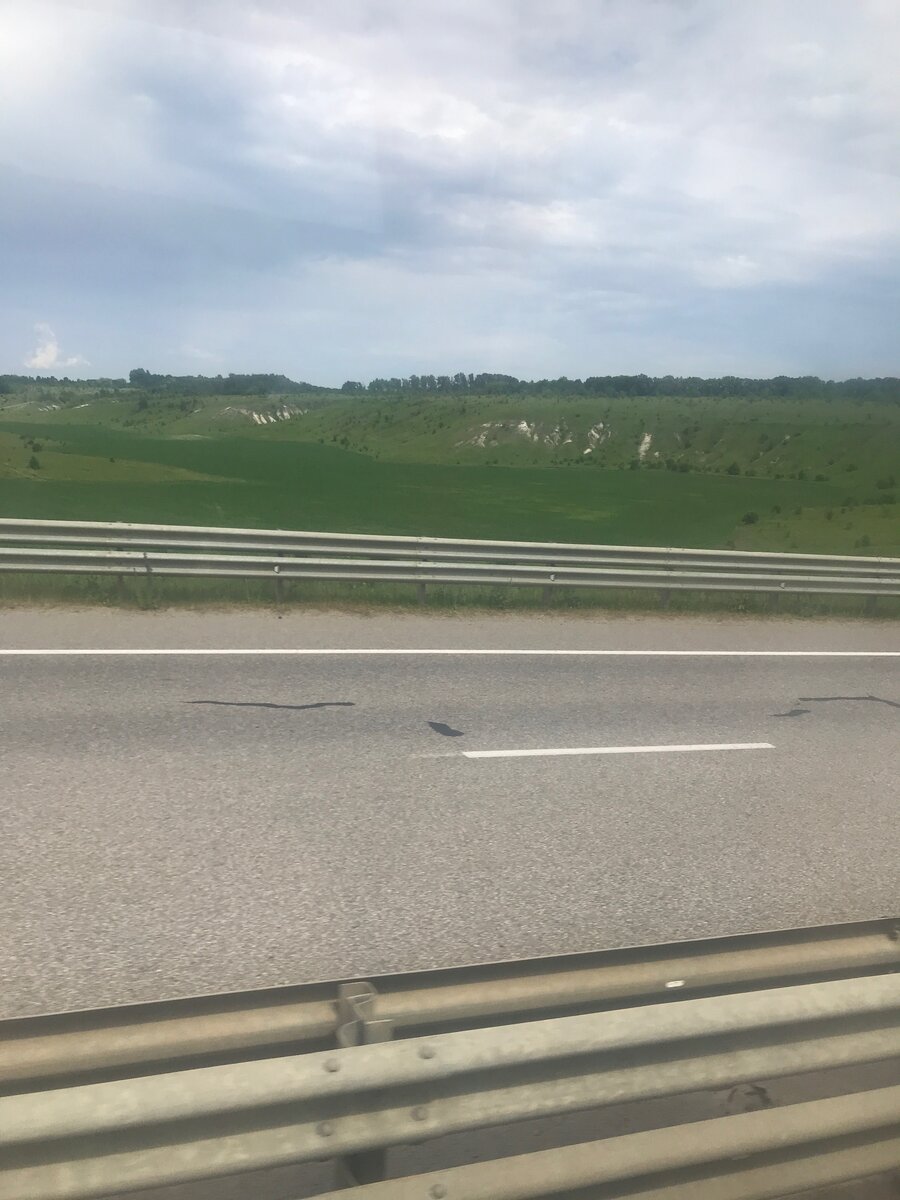 Уже проезжая участок, успел сделать фотографию