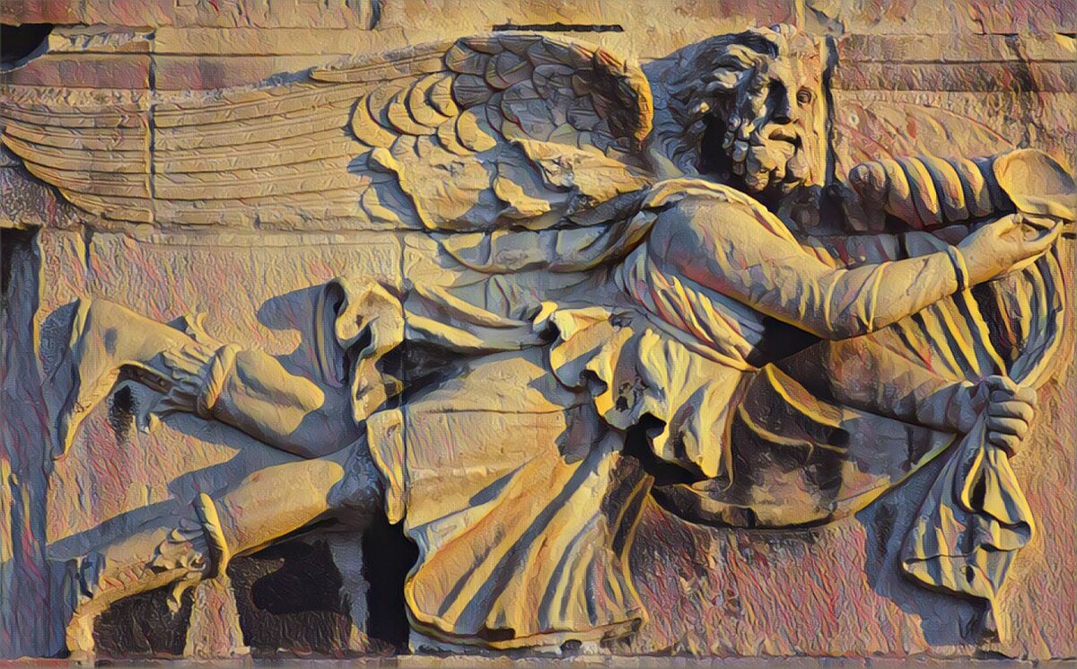 Бог ветра в греческой мифологии. Борей древняя греция. бог борей мифология. борей скульптура. афинская башня ветров барельефы.