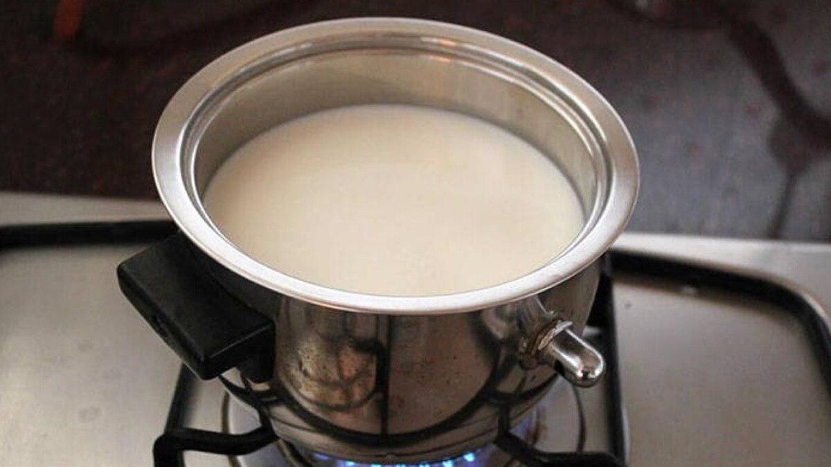 Подогреваем молоко