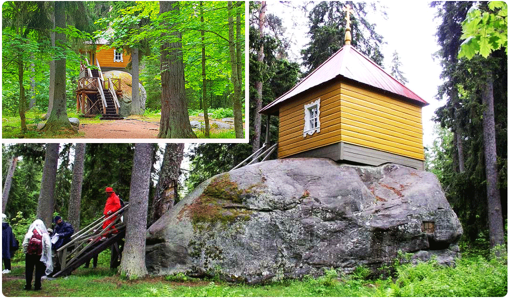 Бывший идол язычников "Конь-камень" из которого в 14 веке были выгнаны бесы 