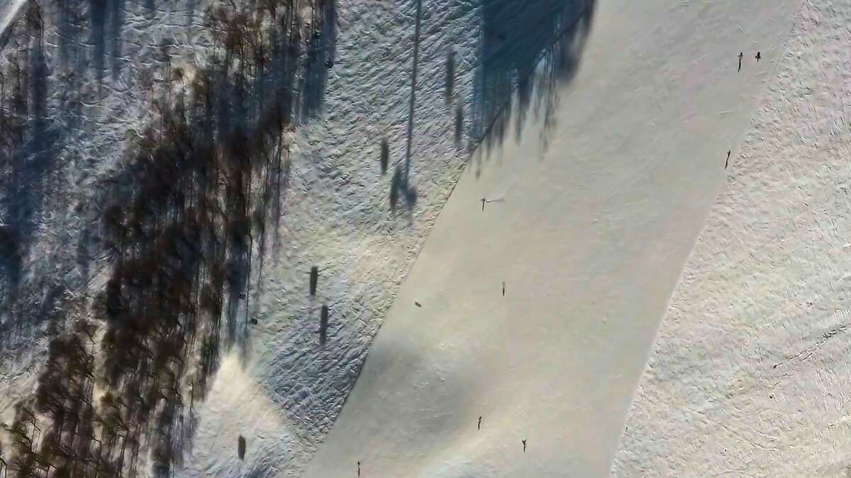 Спуск с высоты 2200