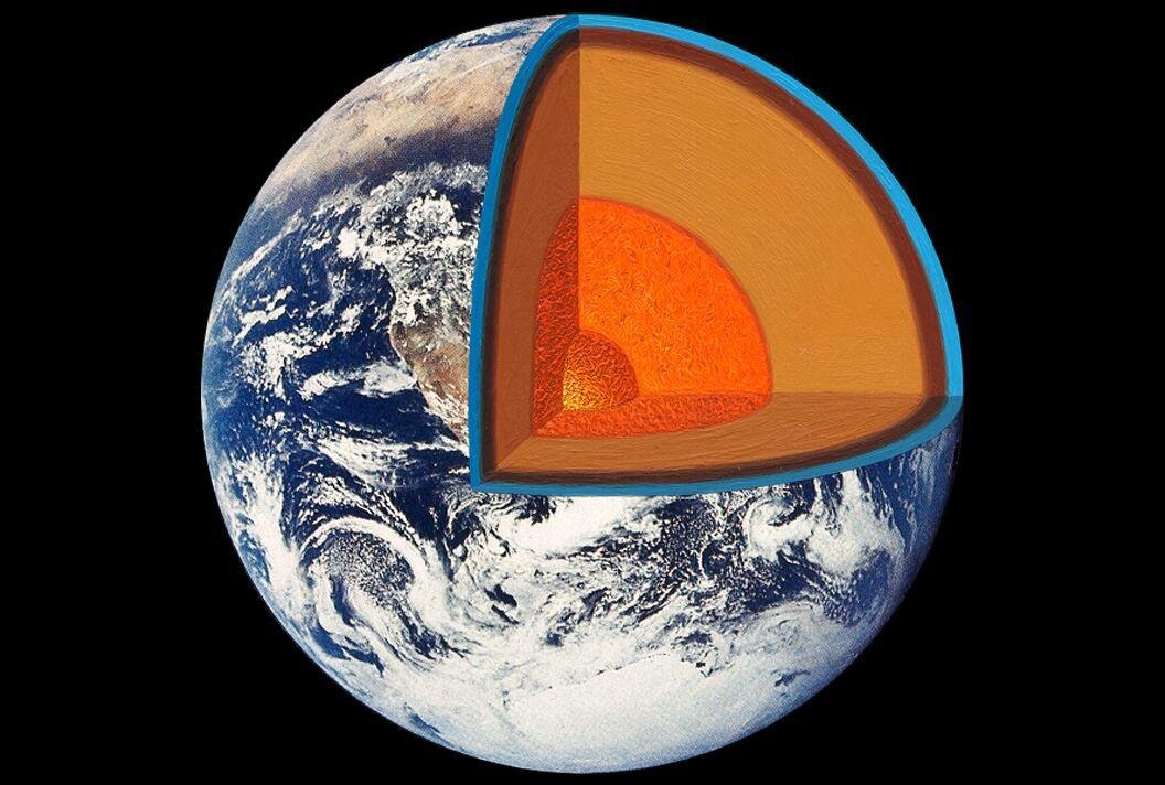 Планета земля в разрезе фото Можно ли пробурить до ядра Земли 51 Меридиан Дзен