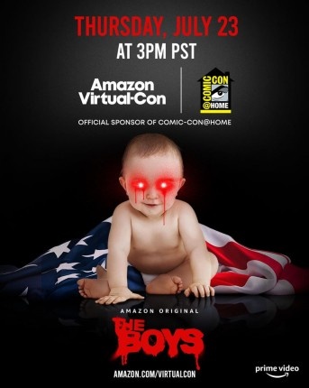 Постер ко второму сезону «Пацанов» для Comic-Con@Home.                                           взято из открытых источников в интернете.