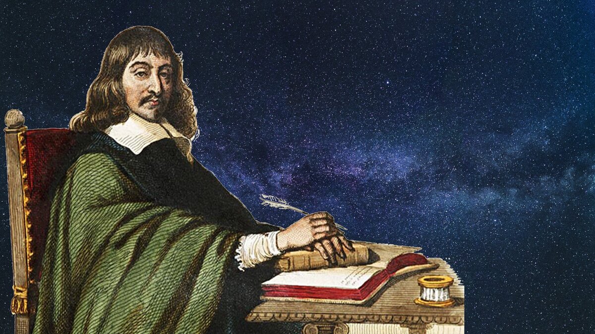 Заходит Рене Декарт в бар. Бармен спрашивает его: «Вам как обычно?». «Не думаю...» — рассеянно ответил Декарт и исчез.