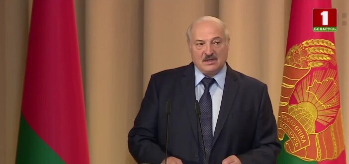 Лукашенко, скрин с ТВ