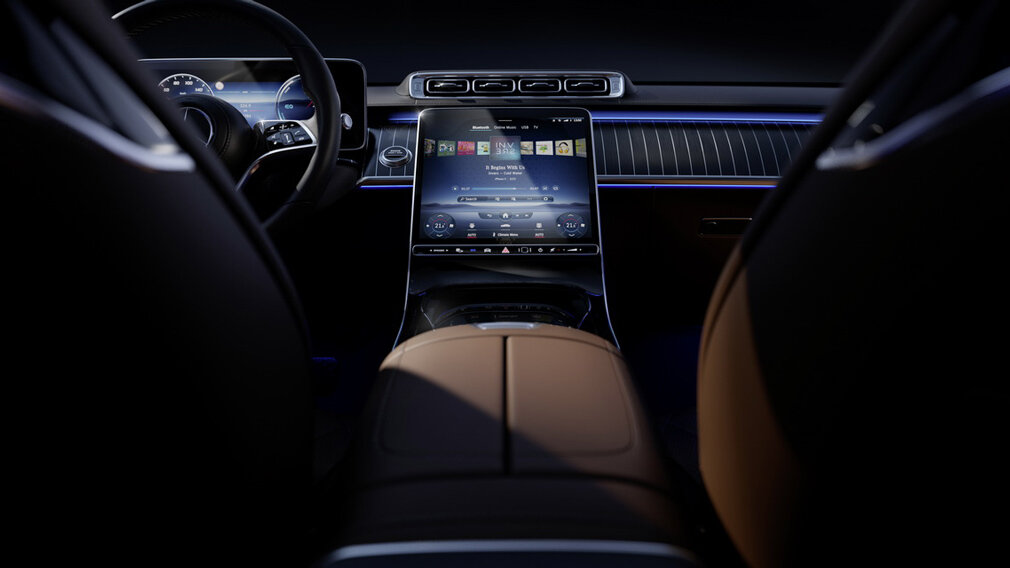 Интерьер нового Mercedes-Benz S-Class