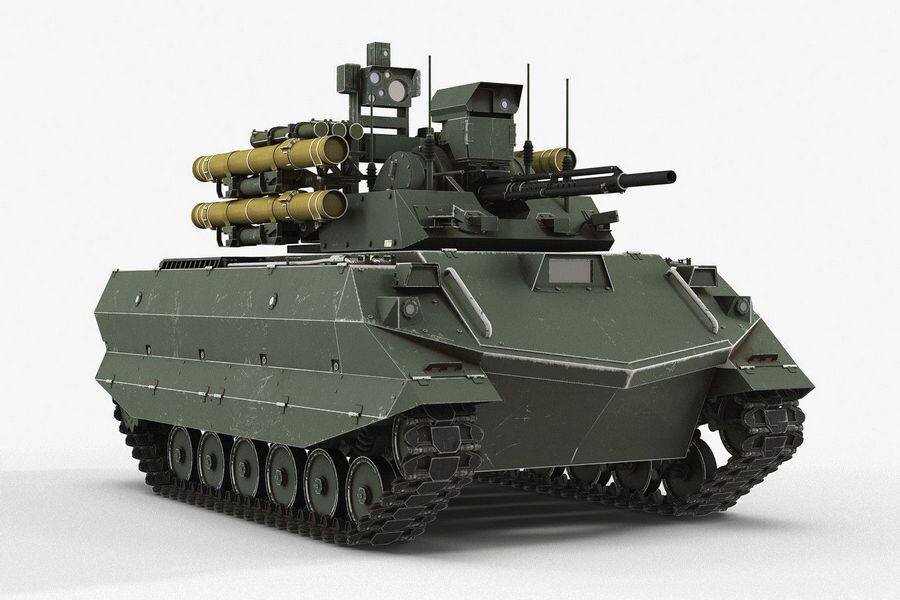 Боевой роботизированный комплекс "Уран-9". / Источник фото: Яндекс.Картинки