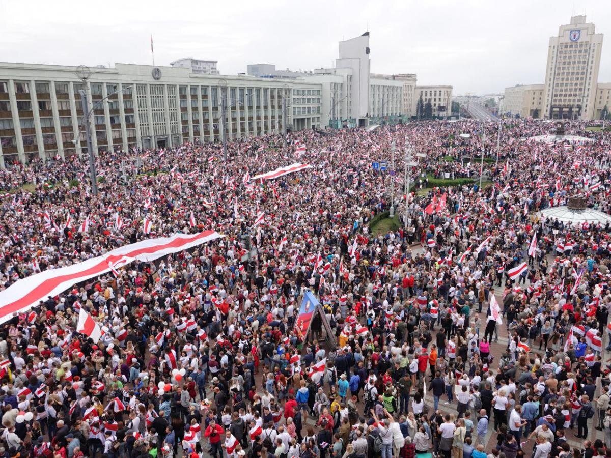 Протесты в Белоруссии.