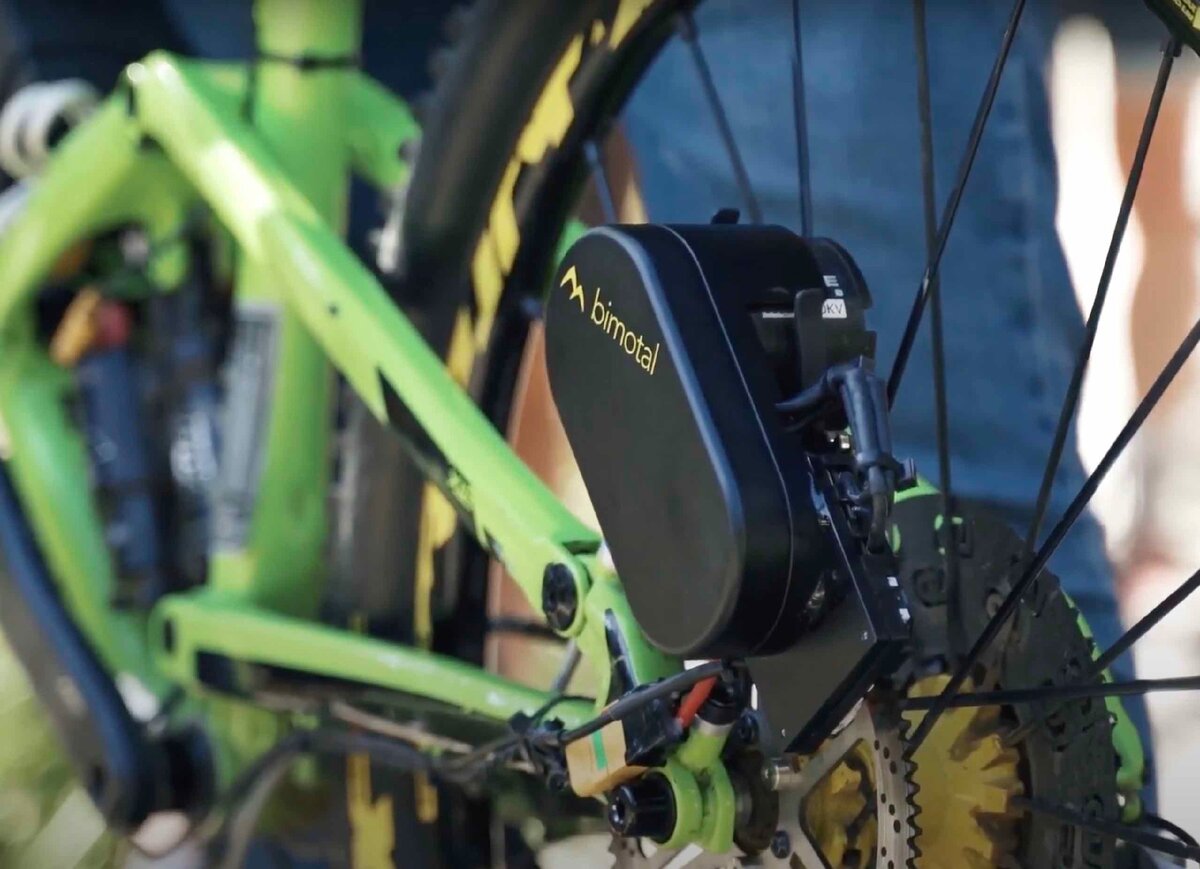 Компактный вариант преобразования велосипеда в электробайк