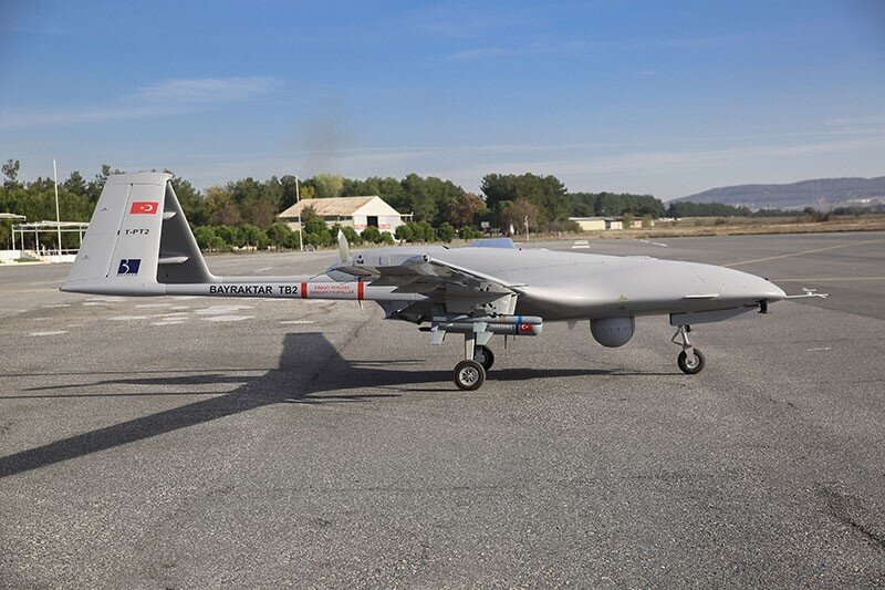 Bayraktar TB2. Источник фото: https://www.dailysabah.com/defense/2018/03/22/turkish-army-reinforces-air-support-capability-with-8-new-armed-drones