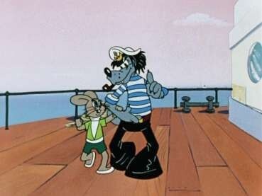 Заяц и Волк в серии 1973 года
