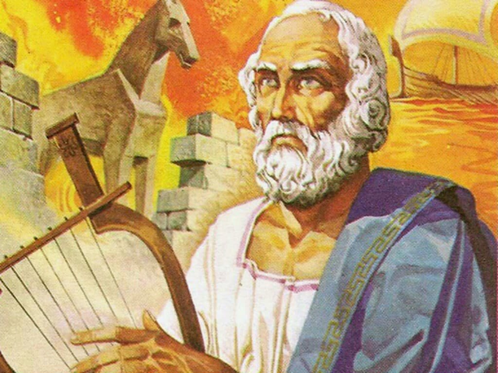 Гомер (VIII век до н. э.). Изображение взято из открытых источников информации