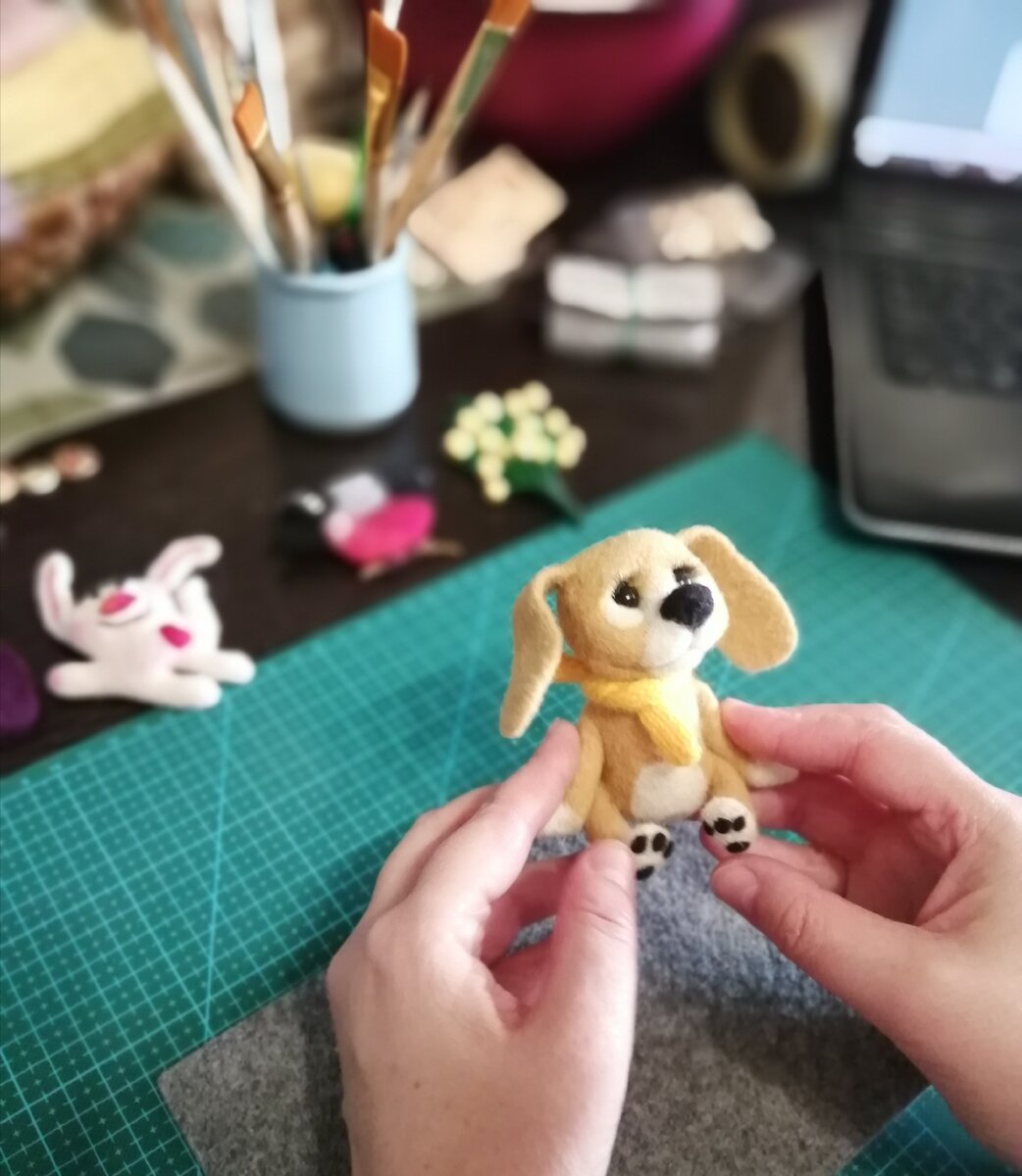 Фото автора  За работой