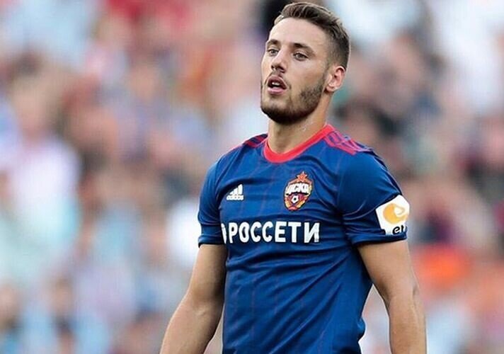 На фото игрок Московского "ЦСКА" Никола Влашич. 