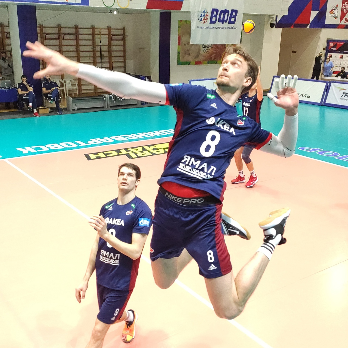 Фото с разминки