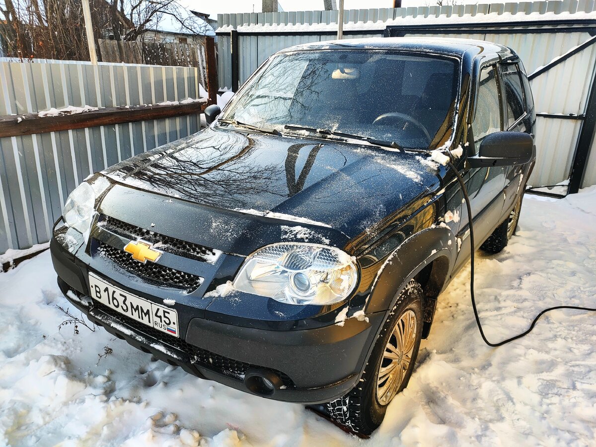 Chevrolet Niva зимой