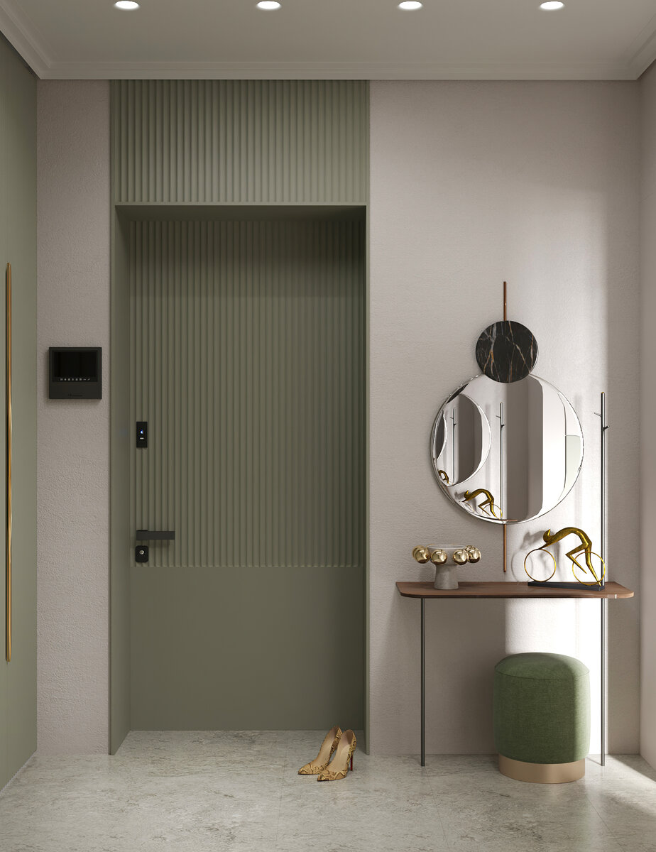 Входная дверь с 3д панелями