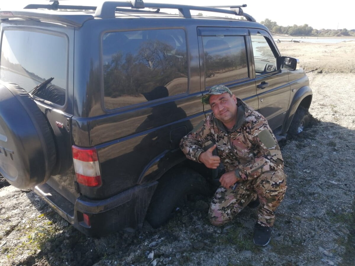 Уаз застрял