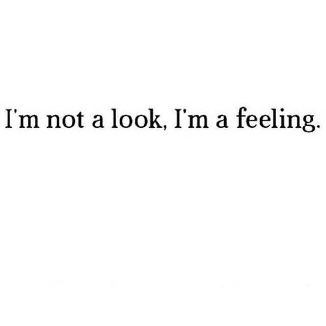 Я не смотрю, я чувствую