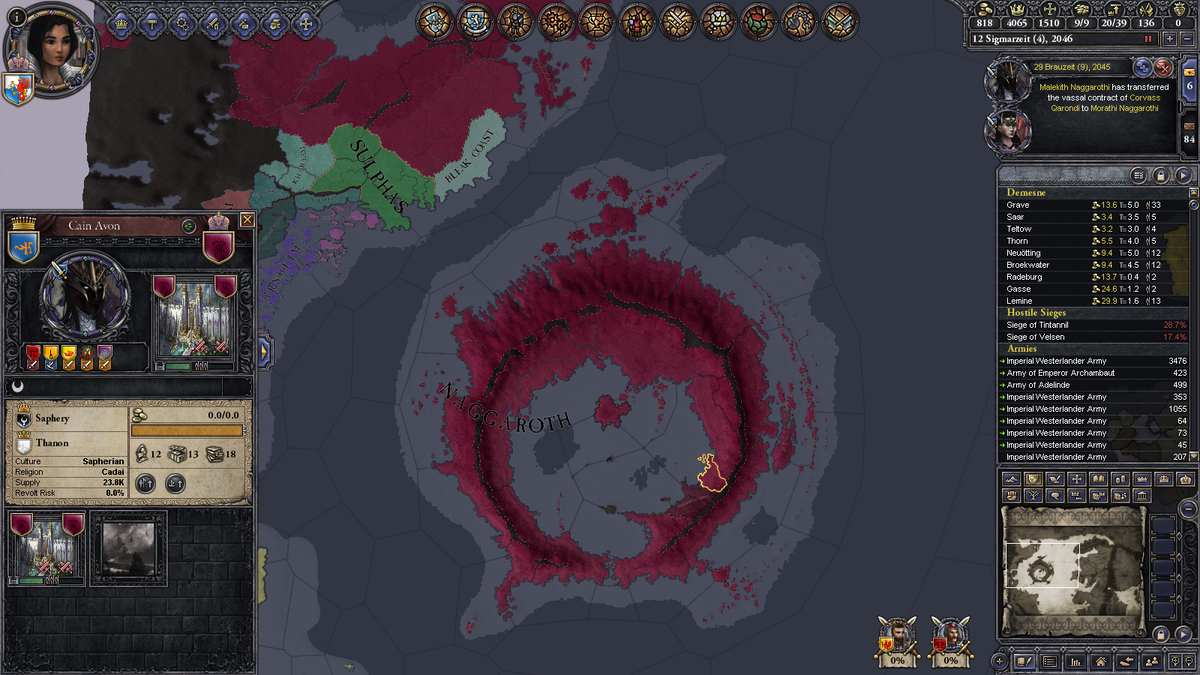 Малекит сумел захватить Ултуан и стал "полноценным" Королем-Фениксом всех эльфов