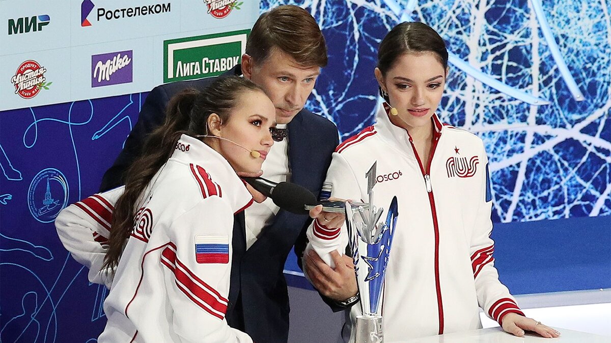 Алина Загитова и Евгения Медведева Кубок первого канала 2022