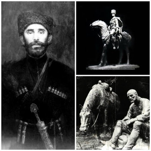 Памятник зелемхану в Чечне 