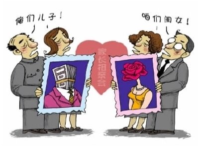 Надпись слева: Наш сын; справа: Наша дочь.