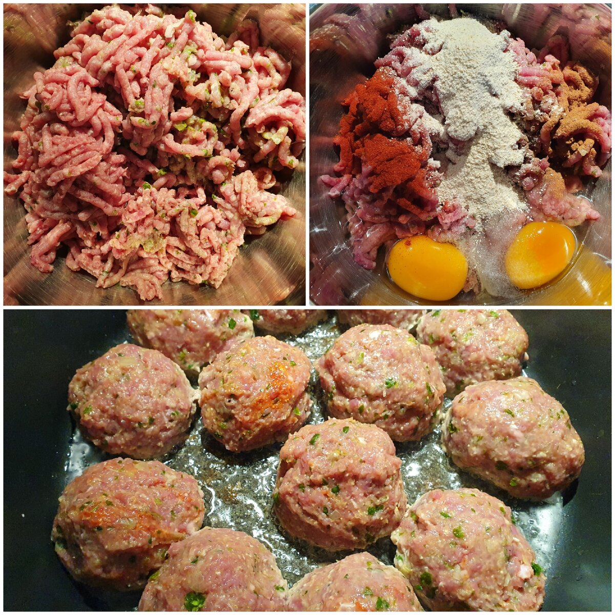 Тефтели с кинзой