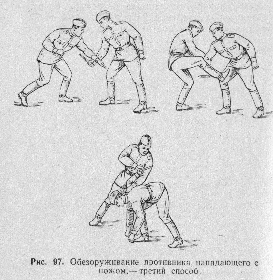 Приемы обезоруживания противника