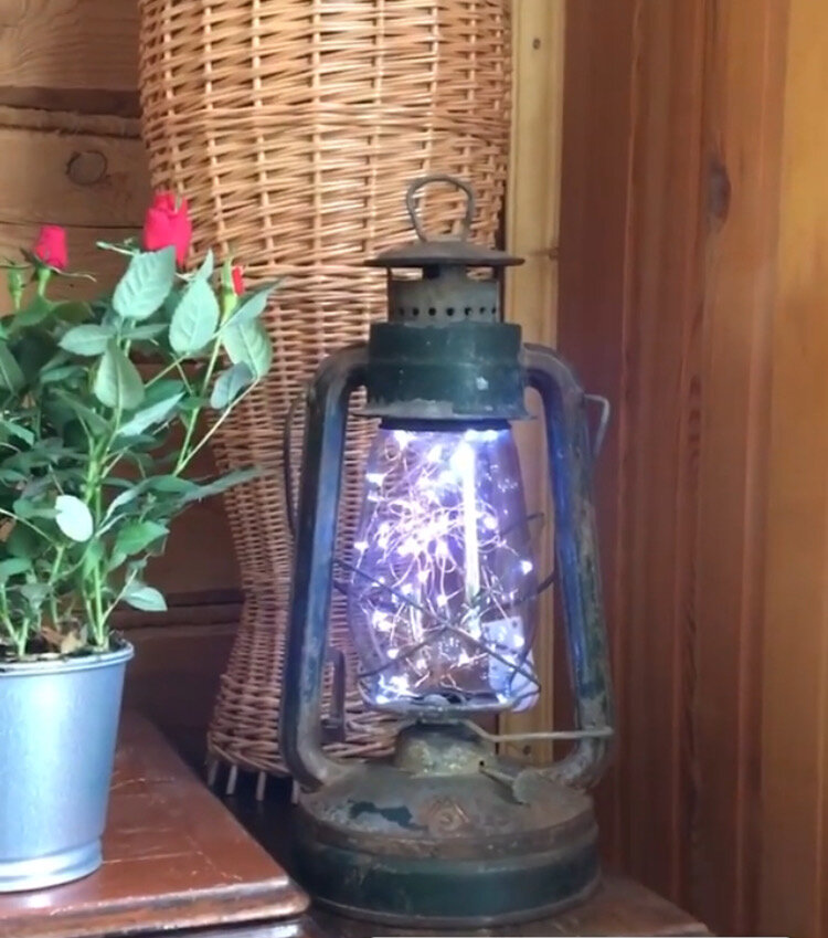 Вот как выглядела керосинка, когда я её отмыла