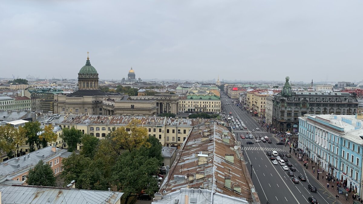 Вид со смотровой площадки Думской башни