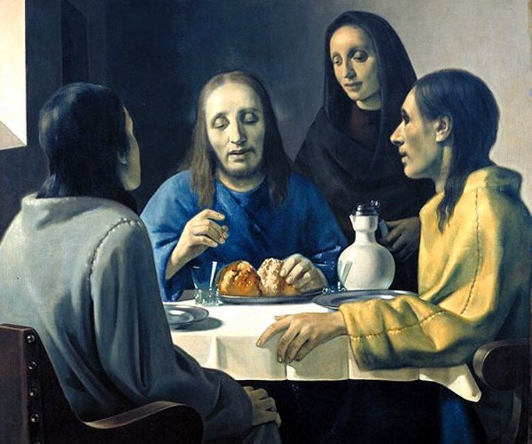 «Христос в Эммаусе» — первое полотно Меегерена, выданное им за неизвестного Вермеера