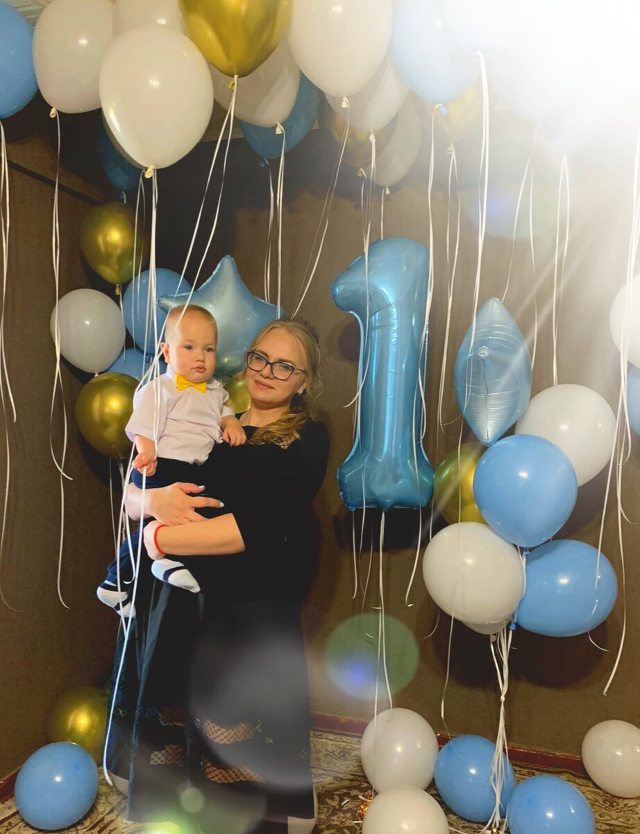 Автор с сыном, личное фото