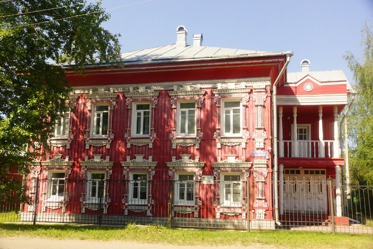 Исторический Дом Тихановского конца 19 века, г. Вологда, ул. Гоголя, д. 53